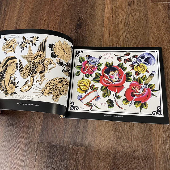 Tattoo Flash Collective Vol. 1 — Softcover Book - Ultimate Tattoo SupplyTattoo Flash Collective Vol. 1 — Softcover Book