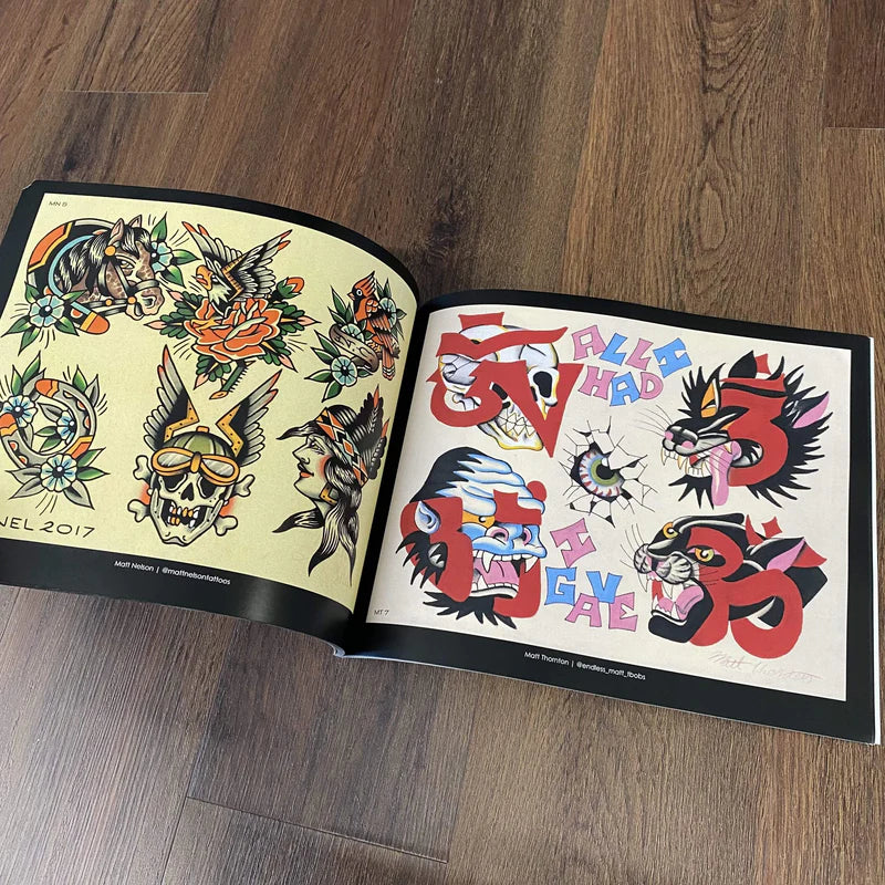 Tattoo Flash Collective Vol. 1 — Softcover Book | Ultimate Tattoo Tattoo Flash Collective Vol. 1 — Softcover Book | Ultimate Tattoo