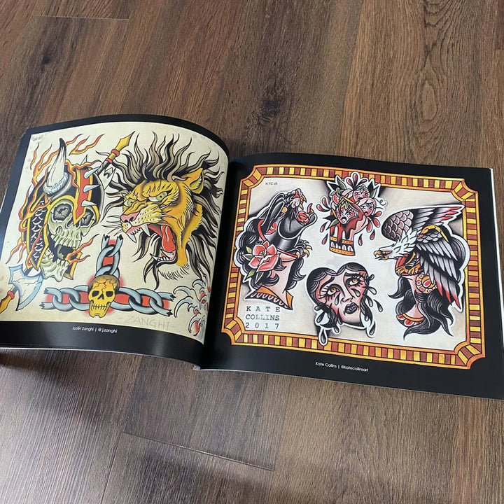 Tattoo Flash Collective Vol. 1 — Softcover Book - Ultimate Tattoo SupplyTattoo Flash Collective Vol. 1 — Softcover Book