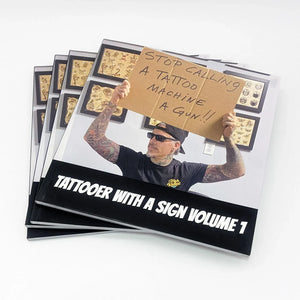 The Tattooer With A Sign Coffee Table Book — Softcover - Painful Pleasures