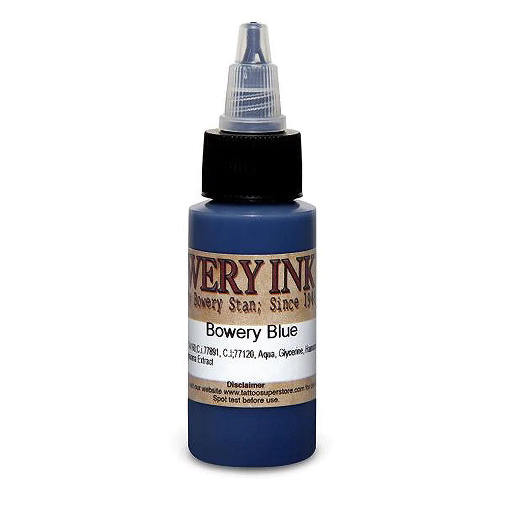Blue — Bowery Artist Series — Intenze Tattoo Ink — 1oz Bottle - Ultimate Tattoo Supply