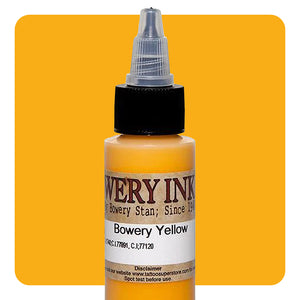 Yellow — Bowery Artist Series — Intenze Tattoo Ink — 1oz Bottle - Ultimate Tattoo Supply