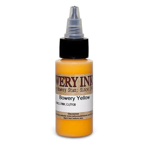 Yellow — Bowery Artist Series — Intenze Tattoo Ink — 1oz Bottle - Ultimate Tattoo Supply