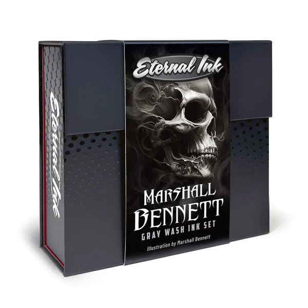 Eternal Tattoo Ink - Marshall Bennett Gray Wash Set of 4 - Ultimate Tattoo Supply