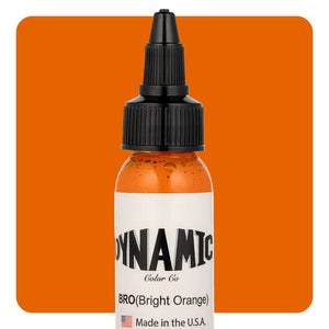 Dynamic Bright Orange Tattoo Ink - 1oz. Bottle - Painful Pleasures