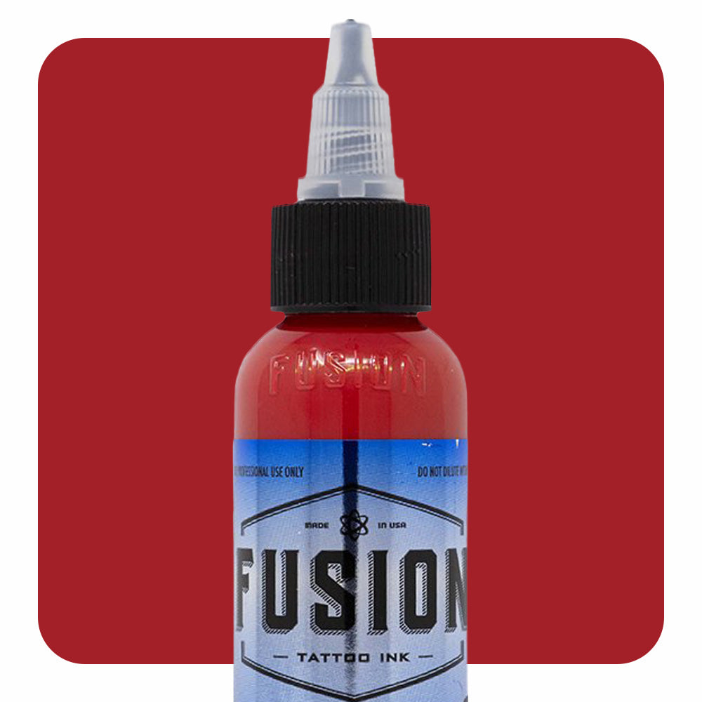 Gradient Bright Red 4-Pack — Fusion Tattoo Ink — 1oz - Ultimate Tattoo Supply