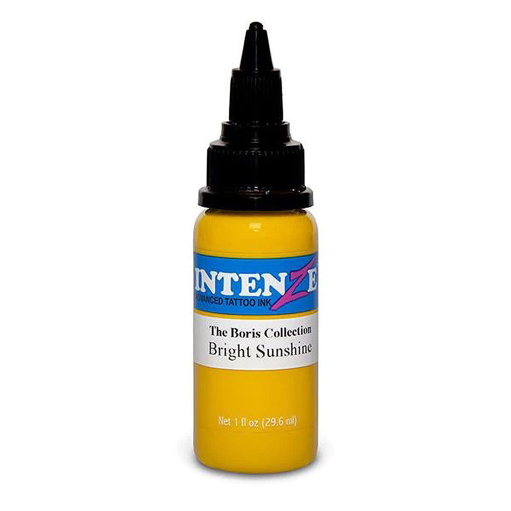 Bright Sunshine — Boris Series — Intenze Tattoo Ink — 1oz Bottle - Ultimate Tattoo Supply