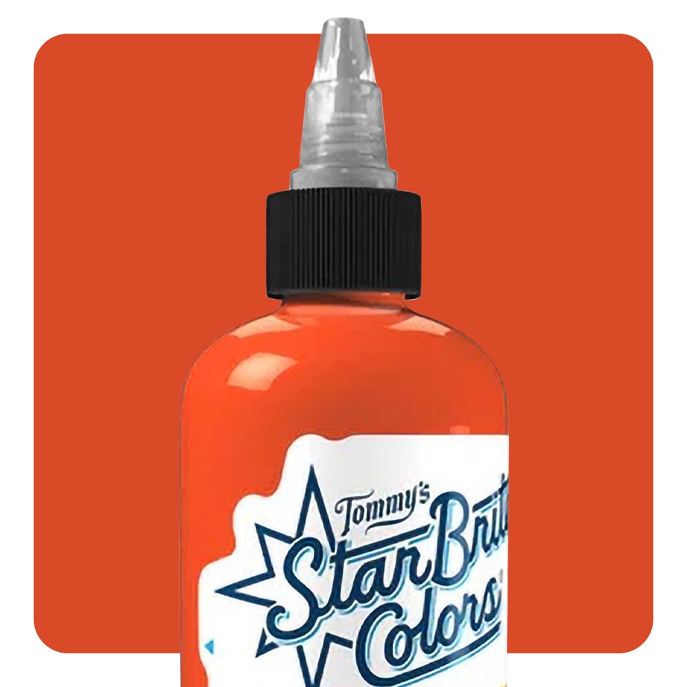StarBrite Colors Tattoo Ink by Tommy’s Supplies – Brite Orange – Pick Your Size - Ultimate Tattoo Supply