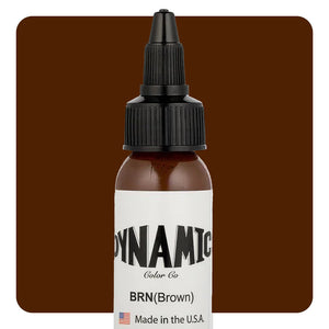 Dynamic Brown Tattoo Ink - 1oz. Bottle - Painful Pleasures