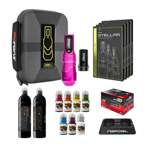 FK Irons Flux Max Pro Bundle With PowerBolt Batteries – Pick Color and Stroke Length - Ultimate Tattoo Supply