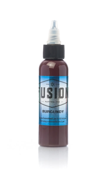 Burgundy — Fusion Tattoo Ink — Pick Size - Ultimate Tattoo Supply