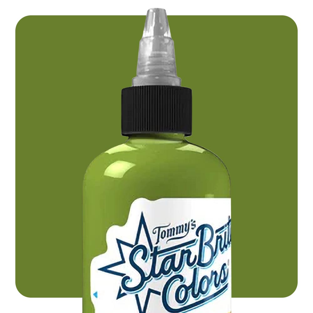 StarBrite Colors Tattoo Ink by Tommy’s Supplies – Camouflage Green – Pick Your Size - Ultimate Tattoo Supply