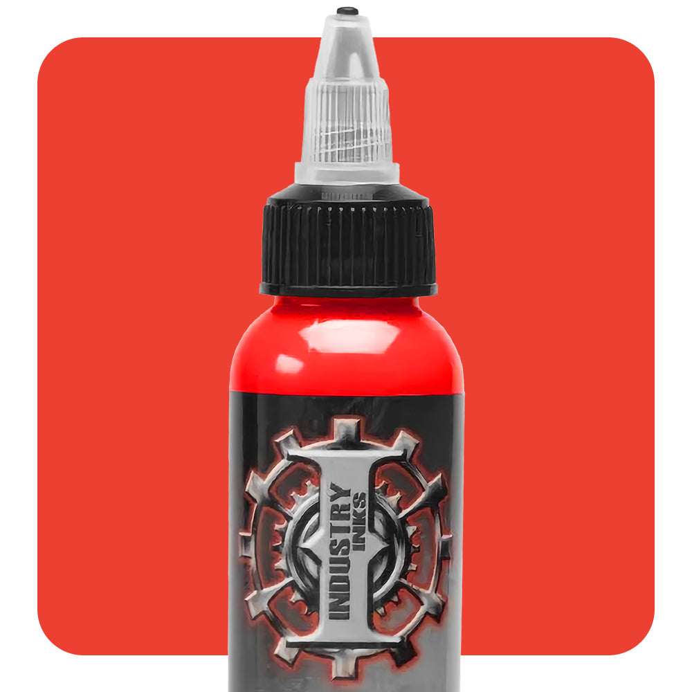 Carmine Red— Industry Inks — Pick Size - Ultimate Tattoo Supply