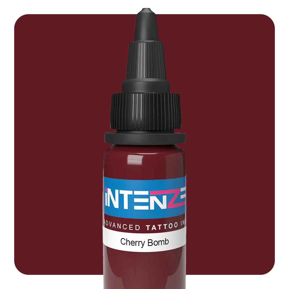 Cherry Bomb — Intenze Tattoo Ink — Pick Size - Ultimate Tattoo Supply