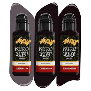 Kuro Sumi Cherry Shading Set - Ultimate Tattoo Supply
