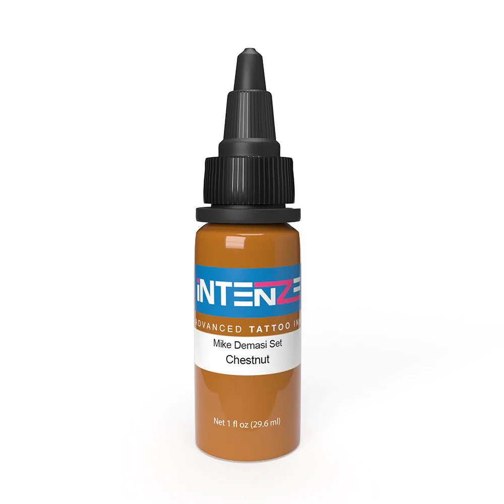 Chestnut — Mike Demasi Series — Intenze Tattoo Ink — 1oz Bottle - Ultimate Tattoo Supply