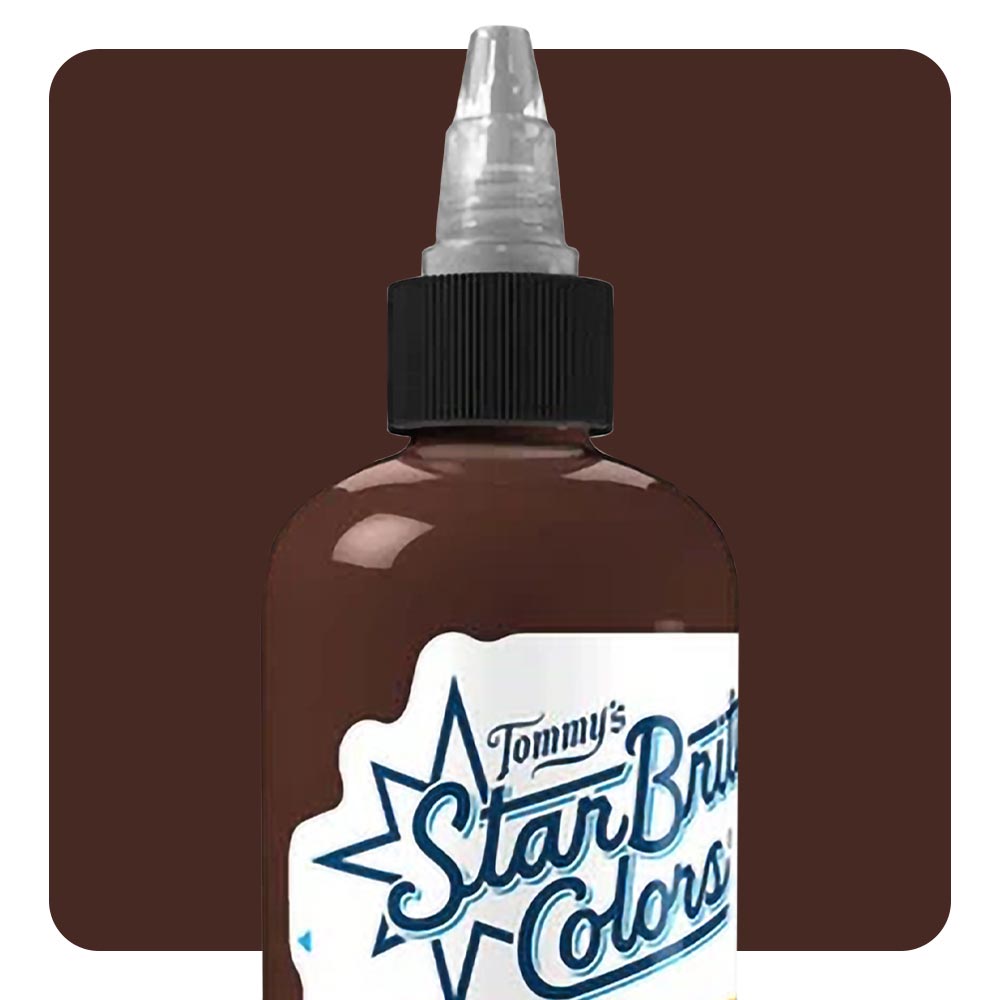 StarBrite Colors Tattoo Ink by Tommy’s Supplies – Chocolate Brown – Pick Your Size - Ultimate Tattoo Supply