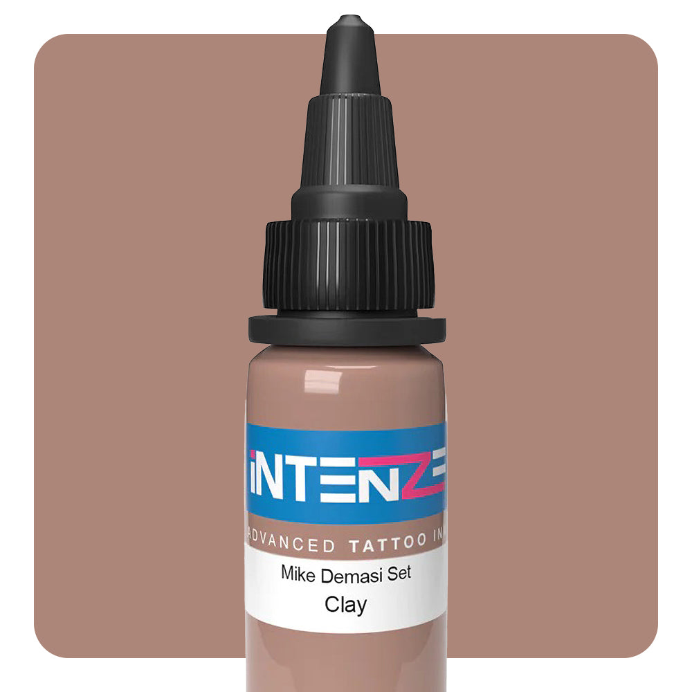 Clay — Mike Demasi Series — Intenze Tattoo Ink — 1oz Bottle - Ultimate Tattoo Supply