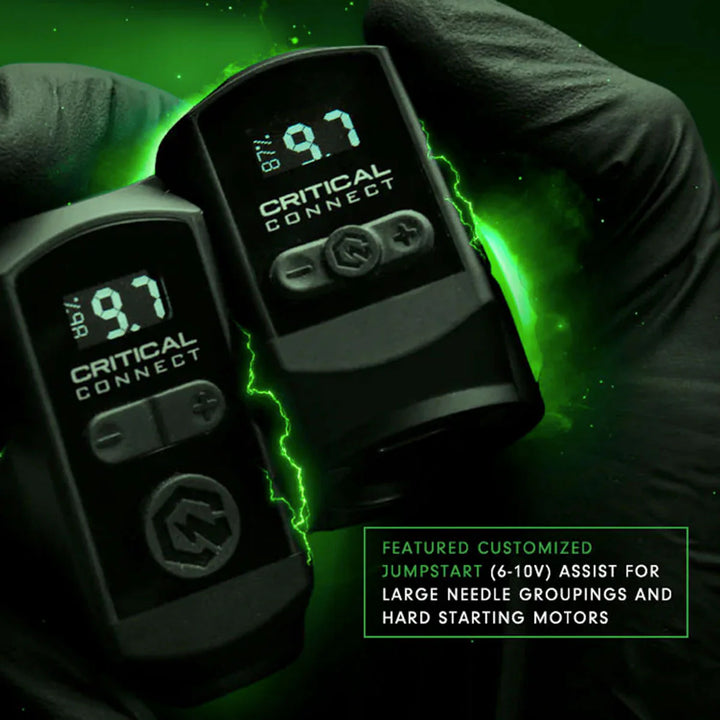 Critical Connect V2 Universal Battery - Ultimate Tattoo SupplyCritical Connect V2 Universal Battery