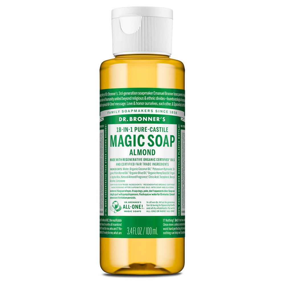 Dr. Bronner's Magic Soaps Almond Pure-Castile Soap — Pick Size