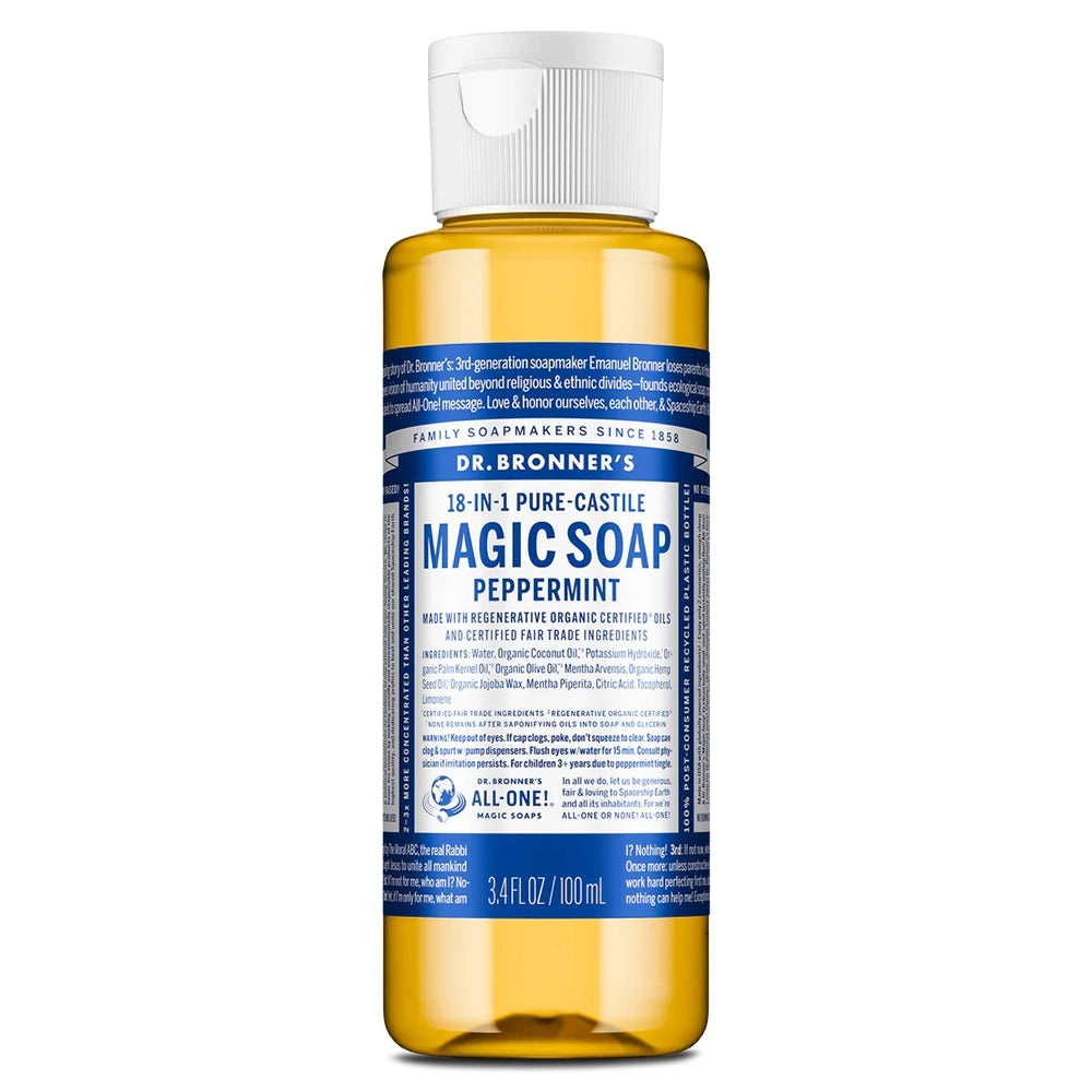 Dr. Bronner's Magic Soaps Peppermint  3.4oz - 1