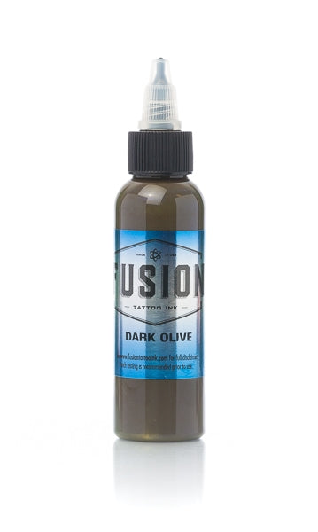 Dark Olive — Fusion Tattoo Ink — Pick Size - Ultimate Tattoo Supply
