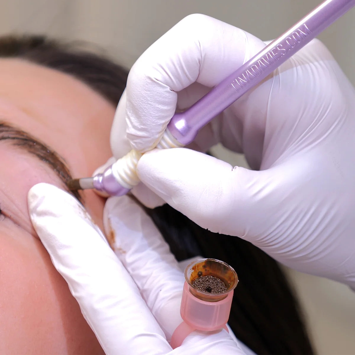 TINA DAVIES EYEBROW COLOR - DARK BROWN - Ultimate Tattoo Supply