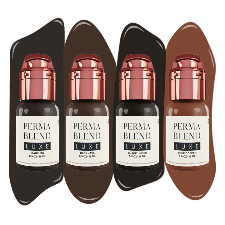 Dark Brows Mini Set — Perma Blend Luxe — 4 1/2oz Bottles - Ultimate Tattoo Supply