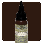Dark Chocolate Mario Barth Gold Label — Intenze Tattoo Ink — 1oz Bottle