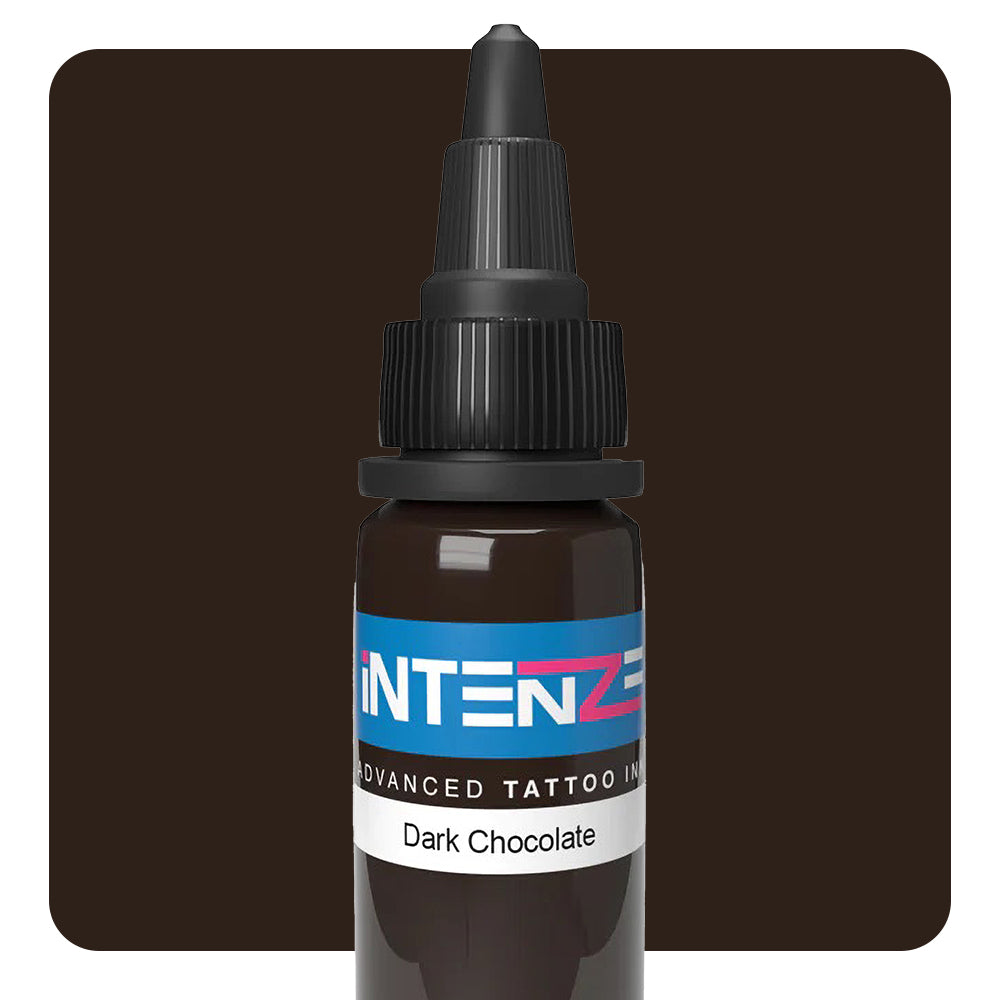 Dark Chocolate — Intenze Tattoo Ink — Pick Size - Ultimate Tattoo Supply