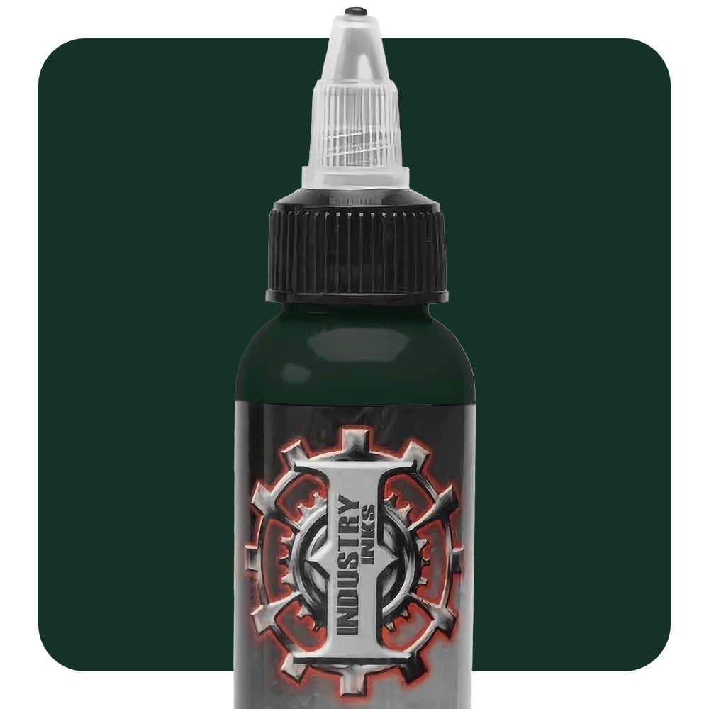 Dark Green — Industry Inks — Pick Size - Ultimate Tattoo Supply