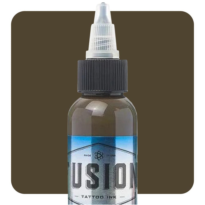 Dark Olive — Fusion Tattoo Ink — Pick Size - Ultimate Tattoo Supply