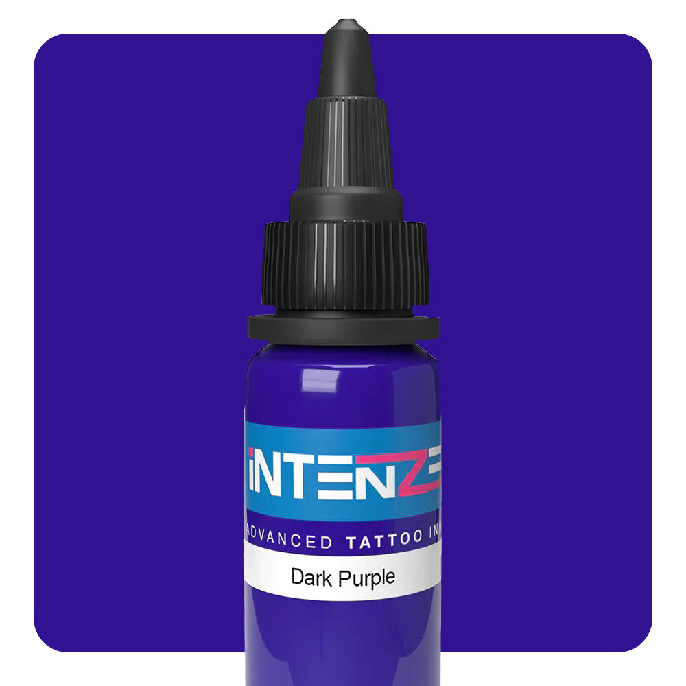 Dark Purple — Intenze Tattoo Ink — Pick Size - Ultimate Tattoo Supply