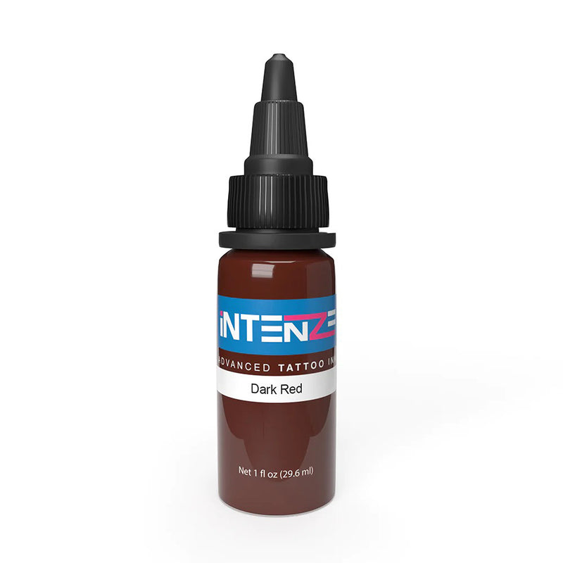 Dark Red — Intenze Tattoo Ink — Pick Size - Ultimate Tattoo Supply