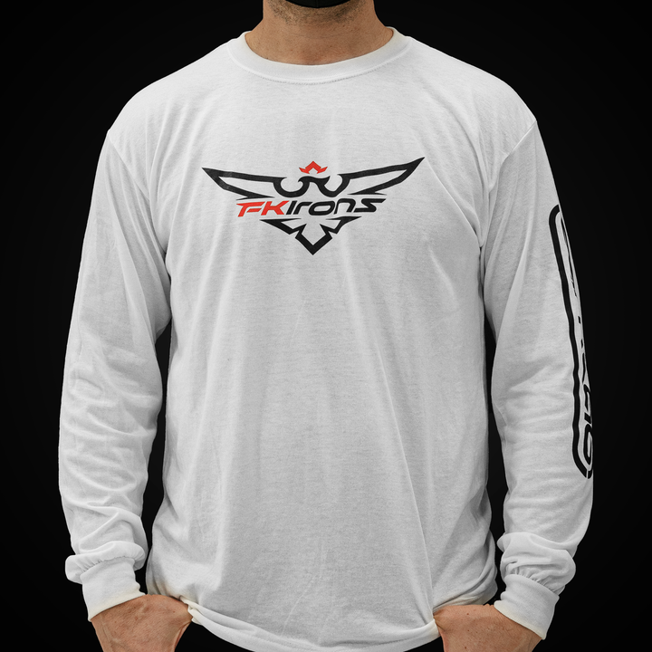 Darklab White Long Sleeve T Shirts - Ultimate Tattoo SupplyDarklab White Long Sleeve T Shirts