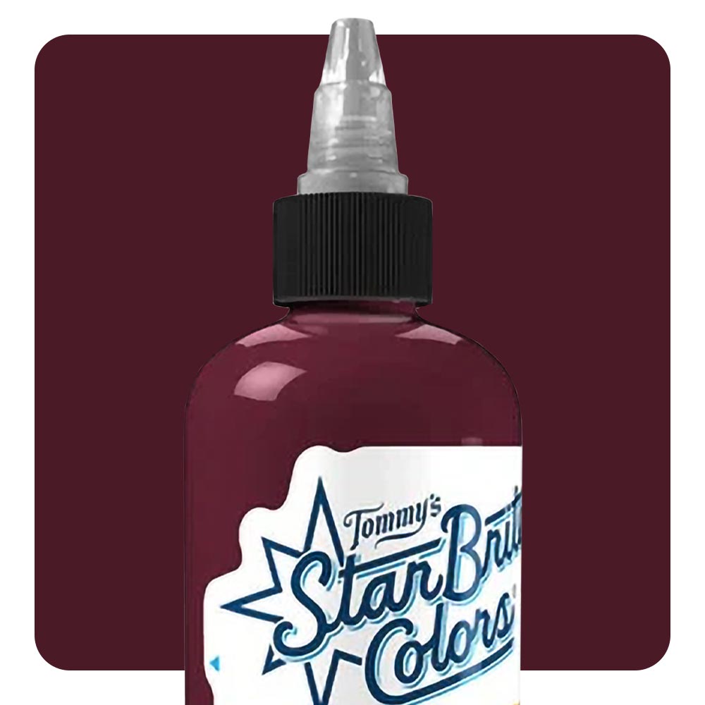 StarBrite Colors Tattoo Ink by Tommy’s Supplies – Deep Maroon – Pick Your Size - Ultimate Tattoo Supply