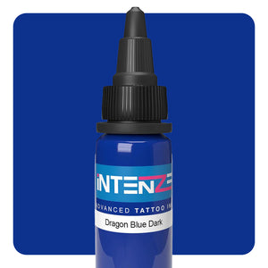 Dragon Blue Dark — Intenze Tattoo Ink — 1oz Bottle - Ultimate Tattoo Supply