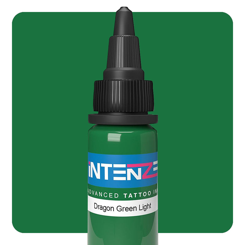 Dragon Green Light — Intenze Tattoo Ink — Pick Size - Ultimate Tattoo Supply