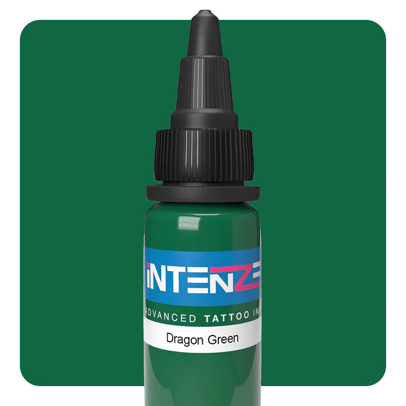 Dragon Green — Intenze Tattoo Ink — Pick Size - Ultimate Tattoo Supply