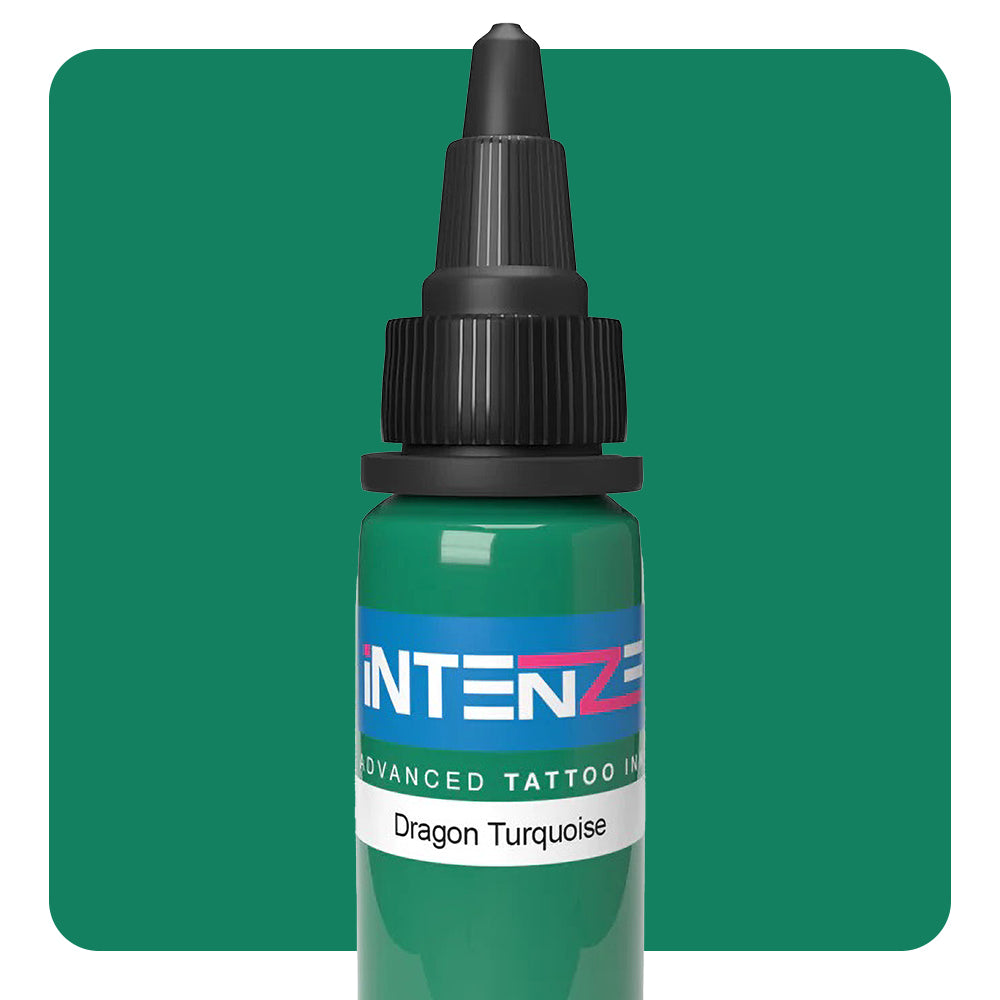 Dragon Turquoise — Intenze Tattoo Ink — 1oz Bottle - Ultimate Tattoo Supply