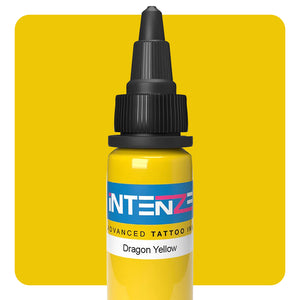 Dragon Yellow — Intenze Tattoo Ink — 1oz Bottle - Ultimate Tattoo Supply