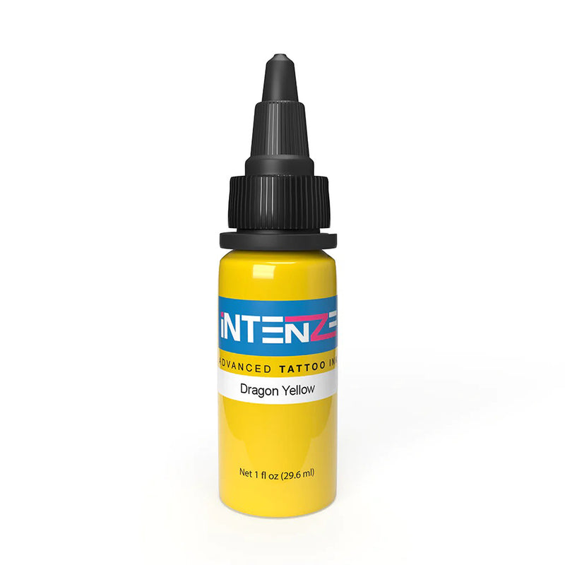 Dragon Yellow — Intenze Tattoo Ink — 1oz Bottle - Ultimate Tattoo Supply