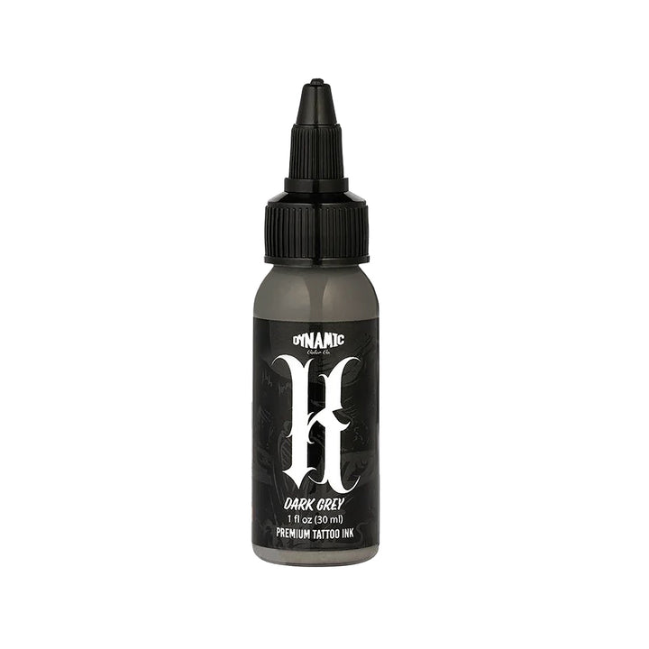 Dynamic "K" Dark Grey — 1oz Bottle - Ultimate Tattoo Supply