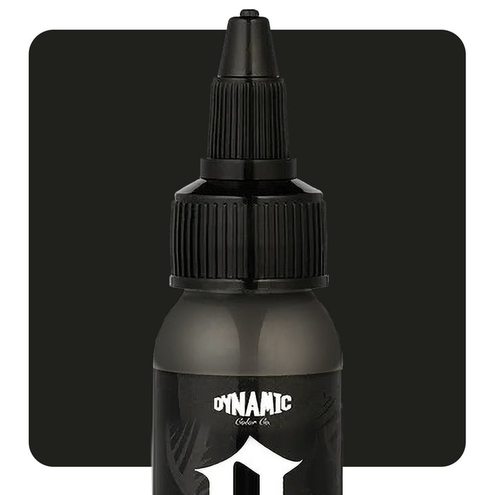 Dynamic "E" Ultra Dark Grey — 1oz Bottle - Ultimate Tattoo Supply