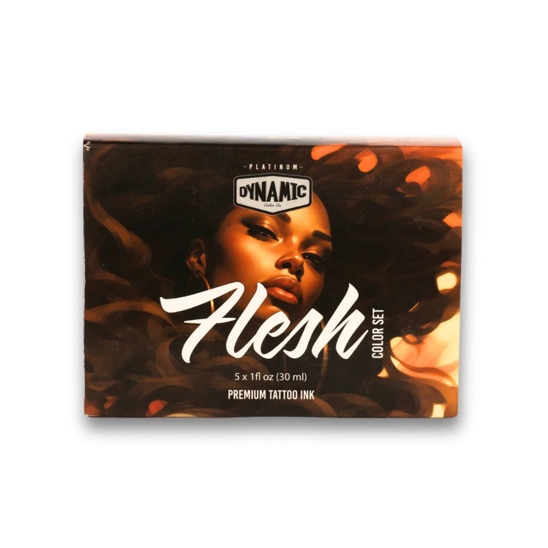 Dynamic Platinum Flesh Color Set — 5 1oz Bottles - Ultimate Tattoo Supply