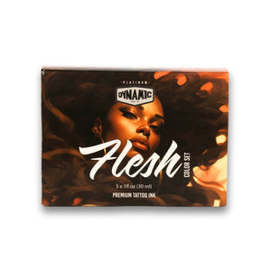 Dynamic Platinum Flesh Color Set — 5 1oz Bottles - Ultimate Tattoo Supply