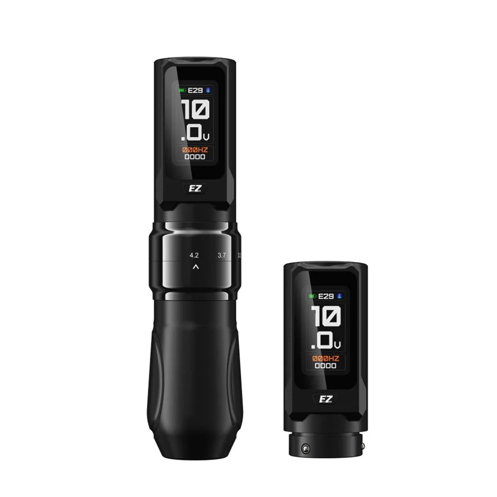 EZ P3 Pro Touch Adjustable Stroke Touchscreen Wireless Tattoo Machine with Two Battery Packs