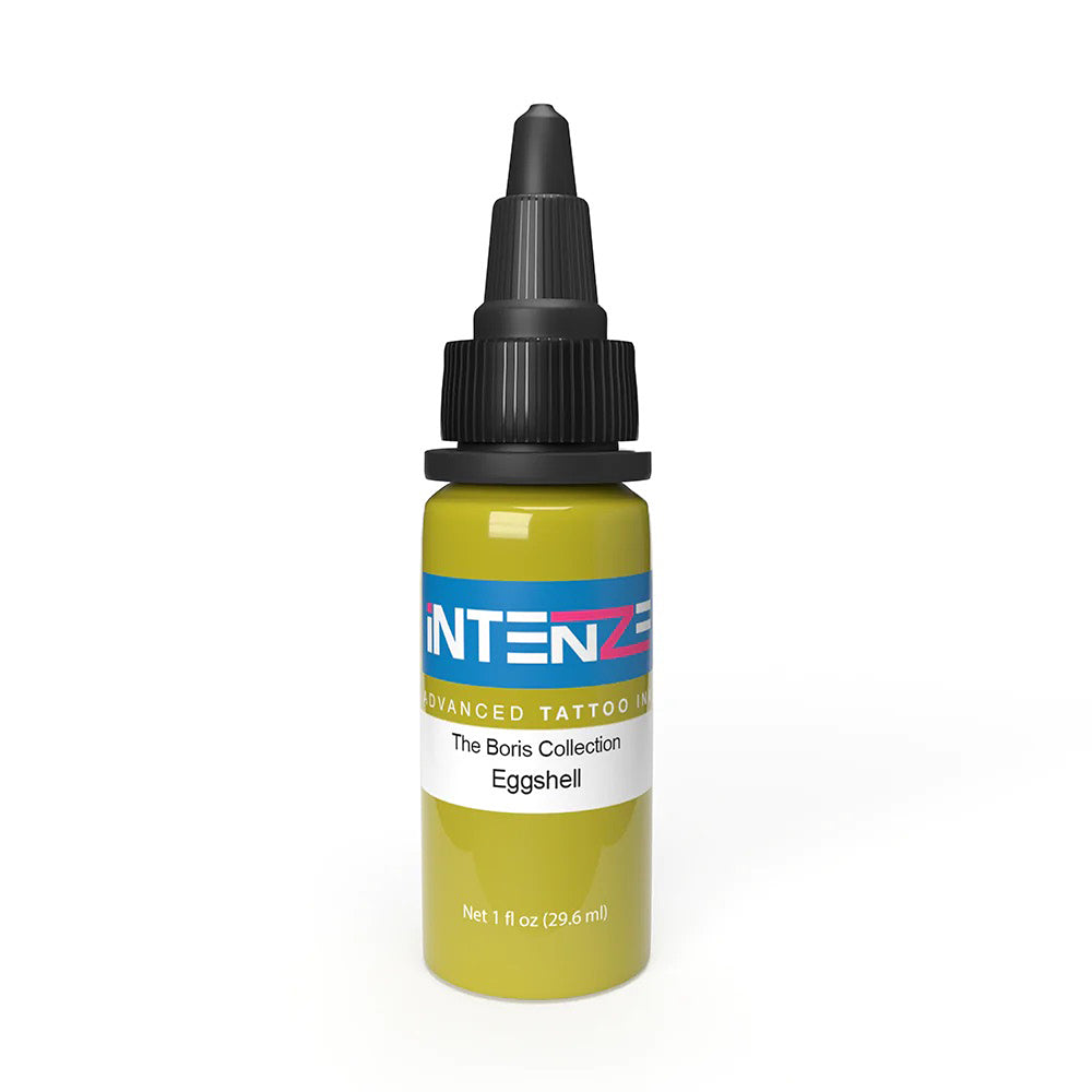 Eggshell — Boris Series — Intenze Tattoo Ink — Pick Size - Ultimate Tattoo Supply