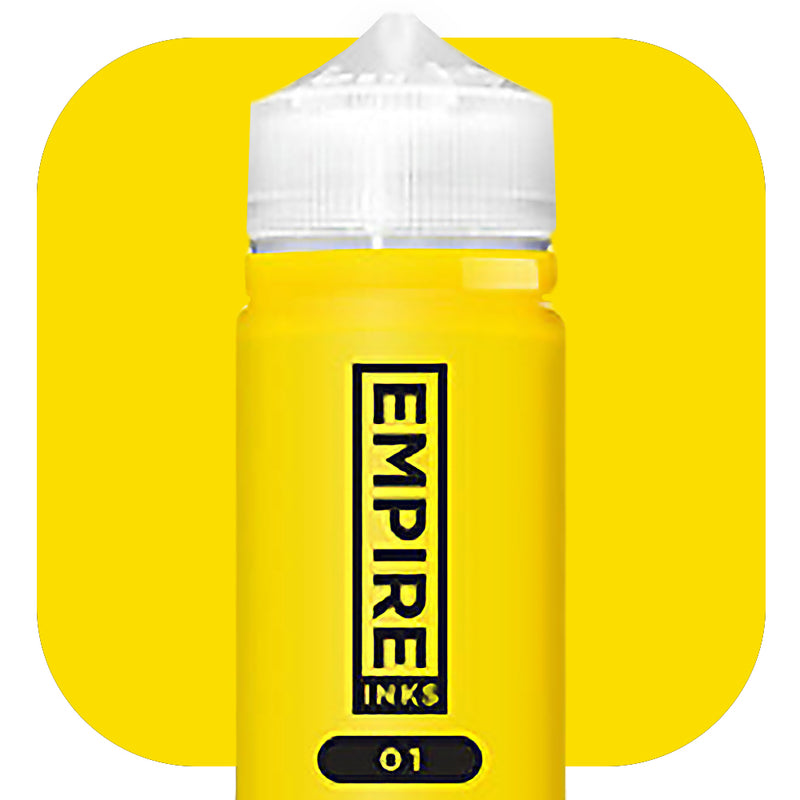 Empire Inks  — Cadmium Yellow Light — Pick Size - Ultimate Tattoo Supply