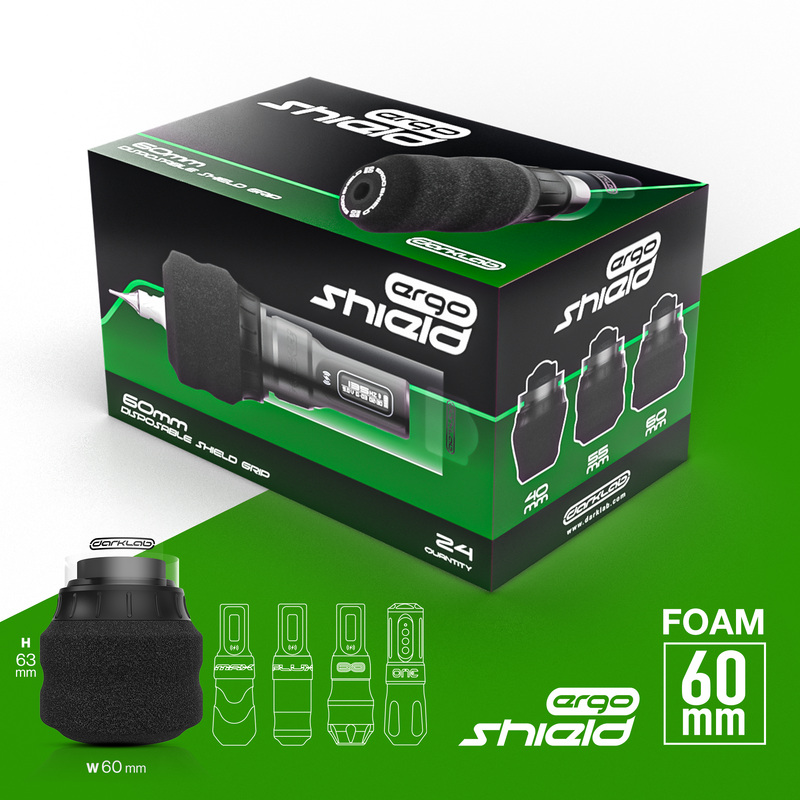 Darklab ErgoShield 60mm Grip — Box of 24 - Ultimate Tattoo Supply